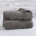 Superior Egyptian Cotton Bath Sheet Set, Oversized Towels for Home Bathroom, Master, Guest Bath, Decor Essentials, Quick Dry, Absorbent, Large Body Towel, Spa, Hotel, Resort, Set of 2, Charcoal