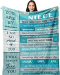 Niece Gifts from Auntie/Uncle,Graduation Gift for Niece, to My Nieces Blankets 60X50in