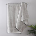 Superior Egyptian Cotton Bath Towel Set, Home Bathroom Towels, Master, Guest Bath, Decor Essentials, Quick Dry, Absorbent, Large Body Towels, Spa, Hotel, Resort, Adult, Kids, Set of 2, Silver