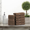 BLUENILEMILLS Premium Towel Collection, Egyptian Cotton Towels for Shower and Bathroom Assorted 6-Piece Face Towel Set, 13