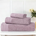 Superior Honeycomb Cotton Medium Weight Towels, for Guest Bath, Master Bathroom, Shower, Quick Dry, Adults, Home Essentials, Textured Waffle Border, Assorted Towel Set, 3 Piece Towel Set, Sea Fog