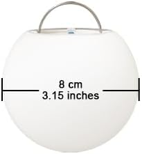 2-Pack 3-Inch Rechargeable LED Orb Lights – 16 Color Glow Spheres, 4 Modes, Waterproof Ambient Lighting Balls, Glowing Orbs for Indoor, Outdoor, Pool, Room, and Patio Decor