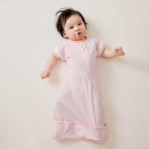 Duomiaomiao 2 Pack Baby Transition Swaddle Blanket, Snap Arms Up Baby Sleep Sack for All Seasons, 100% Cotton Baby Essentials for Newborn Boys Girls 0-6 Months, Gray & Dinosaurs