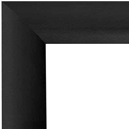 SnapeZo Poster Frame 14x36 Inches, Black 1 Inch Aluminum Profile, Front-Loading Snap Frame, Wall Mounting, Sleek Series