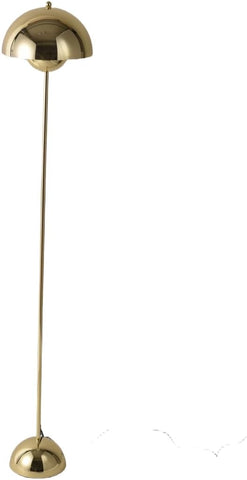 COSYLUX Modern Floor Lamp for Living Room, Industrial Tall Standing Lamp for Bedroom, Metal Shade Reflecting Light Reading Floor Lamp for Office, Nursery Room, Corner(Bright Gold)