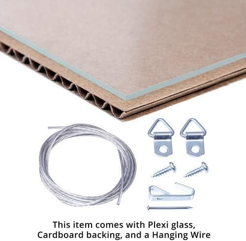 ArtToFrames Collage Photo Frame Double Mat with 1 - 8.5x11^ 8x10 Openings and Satin Black Frame