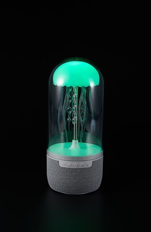 Jellyfish Mood Lamp with Bluetooth Speaker, Color Changing LED, Floating Jellyfish, Volume Control