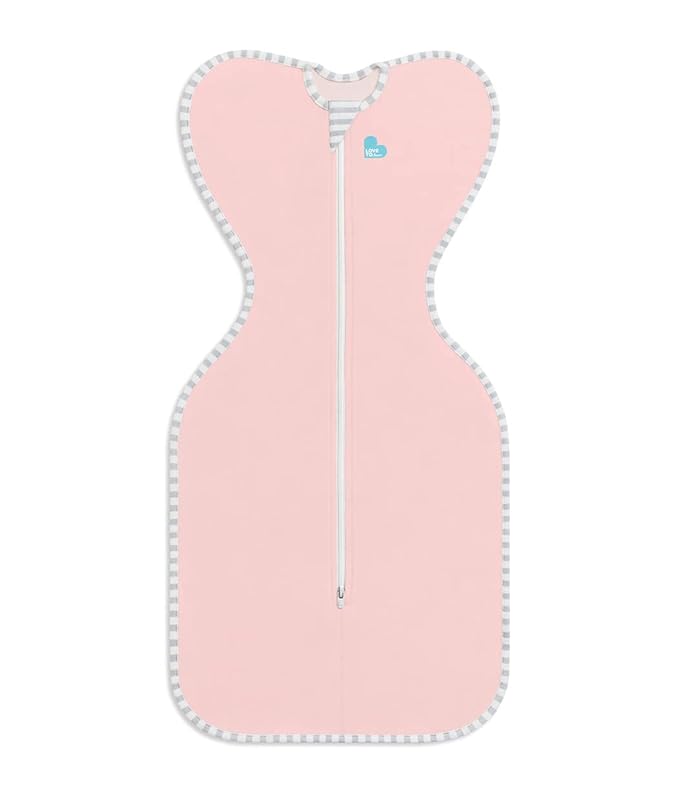 Love To Dream Swaddle UP Self-Soothing Sleep Sack 13-19 lbs., Dramatically Better Sleep, Snug Fit Calms Startle Reflex, 1.0 TOG, Dusty Pink, Medium