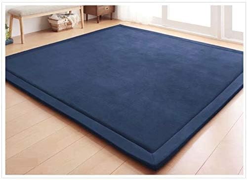 V-mix Handmade Weaving Plush Foam Play Mat for Baby, Toddler, Children - Yoga & Exercise Mat, Cushy-Soft & Thick Hypoallergenic, Non-Toxic, Reversible