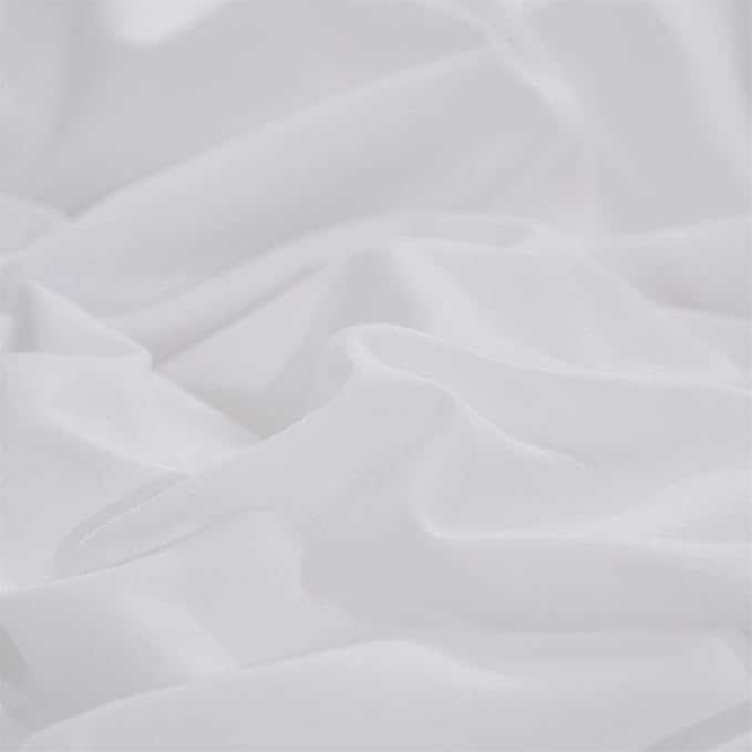 Wellboo White Comforters Twin Size Solid White Shabby Chic Farmhouse Bedding Comforter Set Women Girls Ruffle Bed Quilt Boho White Lace Blankets Soft Vintage Rustic Floral Lace Comforter Set Durable
