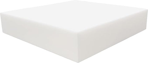 FoamRush 11" H x 26" W x 32" L Upholstery Foam High Density Firm Foam Soft Support (Chair Cushion Square Foam for Dining Chairs, Wheelchair Seat Cushion Replacement)