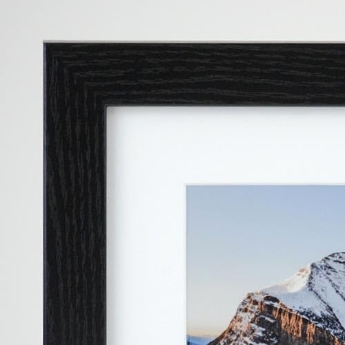 Frame It Easy 16 x 24 Black Grain Wood Frame (Derby)