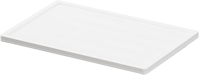 JOYMOOP Foldable Storage Cabinet Top Cover, Fits XL Storage Boxes, Durable, Easy to Install, Dustproof and Waterproof, White