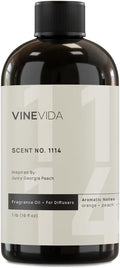 VINEVIDA [16 Fl Oz] Scent NO. 1114 Fragrance Oil for Cold Air Diffusers, Aromatic Notes of Peach, Orange Blossom, Honeysuckle & Vanilla Essential Oils for Diffuser Oil Refill & Air Freshener Spray