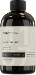 VINEVIDA [4 Fl Oz] Scent NO. 1107 Fragrance Oil for Cold Air Diffusers, Aromatic Notes of Citrus Peony Sandalwood, Essential Oils for Diffuser Oil Refill & Air Freshener Room Spray