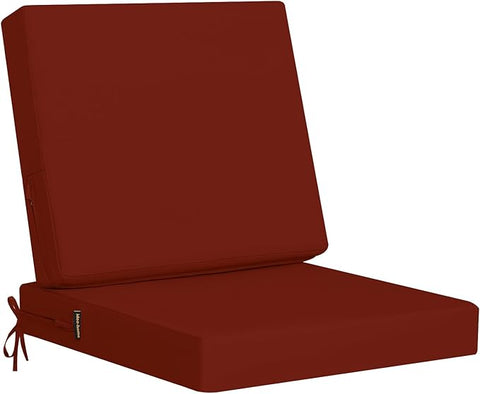 idee-home Outdoor Cushions for Patio Furniture, Outdoor Seat Cushion, Waterproof Couch Hampton Bay Deep Seat Replacement Chair Cushions for Garden Lawn Backyard Deck, 19 x 19
