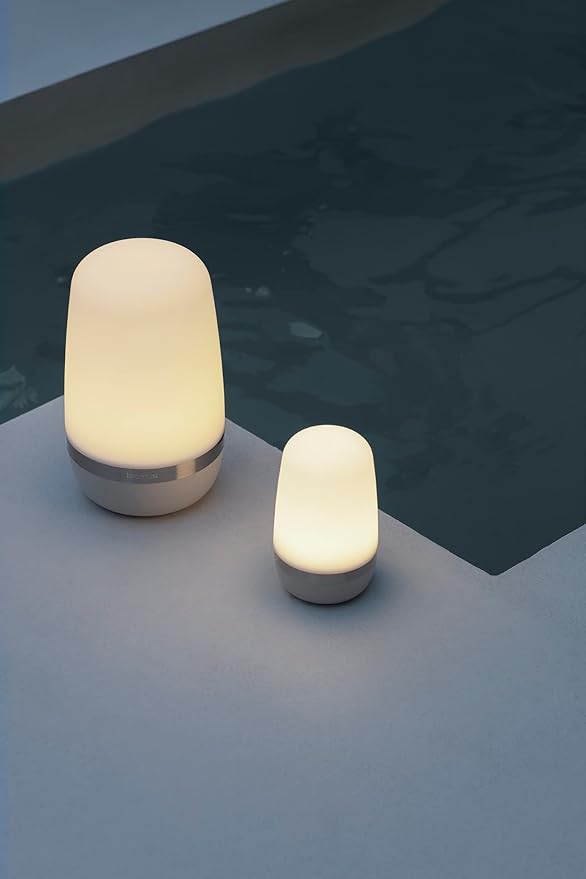 Blomus Spirit Outdoor LED Rechargeable Lamp - Large - Moonbeam (Beige)