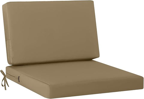 idee-home Outdoor Cushions for Patio Furniture, Outdoor Seat Cushion, Waterproof Couch Hampton Bay Deep Seat Replacement Chair Cushions for Garden Lawn Backyard Deck, 28.5 x 28.5