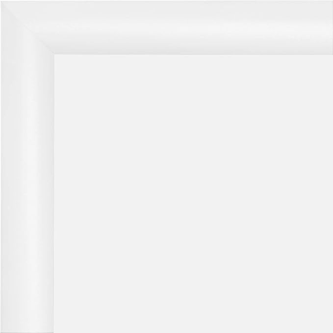 SnapeZo 11.7 x 16.5 (A3 Euro Size) White Poster Frame, Front-Loading, Wall Mount, Aluminum 1" Profile, Sleek Series