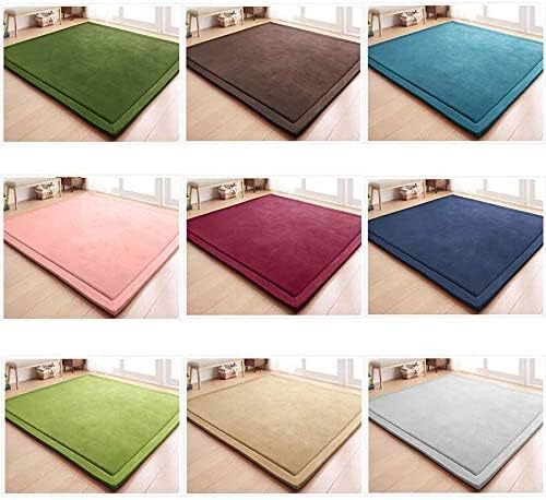 V-mix Baby Play Mat, Handmade Weaving Plush Foam Play Crawling Rugs for Baby, Children Play Blanket, Yoga Mat, Exercise Mat-Cushy- Soft & Thick Hypoallergenic, Non-Toxic