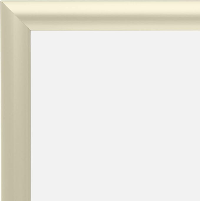 SnapeZo Notice Frame 11x17 Inches, Off-White 1 Inch Aluminum Profile, Front-Loading Snap Frame, Wall Mounting, Sleek Series