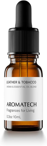 AromaTech Leather & Tobacco Aroma Oil for Scent Diffuser - 10 Milliliter
