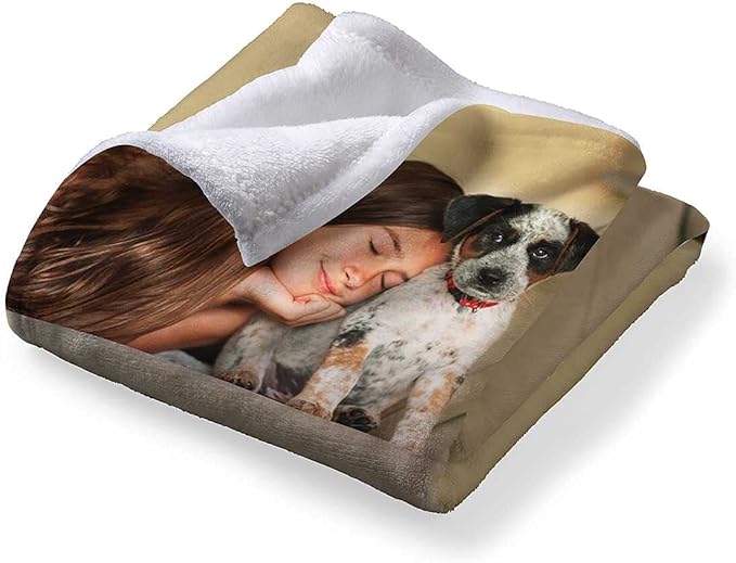 Personalized Gifts for Mom, Custom Blanket with Photos, Personalized Photo Blankets Using My Own Photos, Customized Blankets with Pictures, Birthday Gifts for Women Men Baby Child