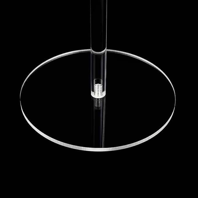Clear Acrylic Tall Flower Vases -2 Pcs 31.5" Cylinder Pedestal Stands for The Table Centerpieces for Parties, Chandelier Crystals Decorative Flower Stand, Wedding, Celebration, Home Decoration