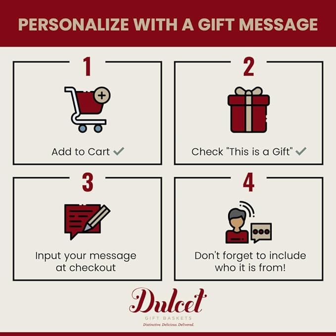 Food Gift Baskets, Anniversary and Wedding, Birthday Gift Baskets For Sister Friends, Family, Him, Her, Parents, and Corporate Clients By Dulcet Gift Baskets