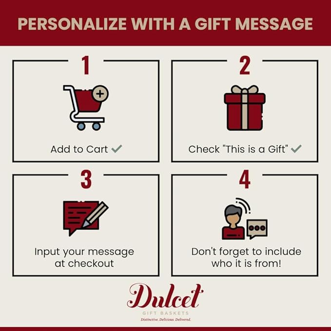Mother's Day Gift Baskets, Gourmet Food Gifts for Women, Mom, Daughter, Sister, Friends & Co-workers, Food Gift Baskets By Dulcet Gift Baskets