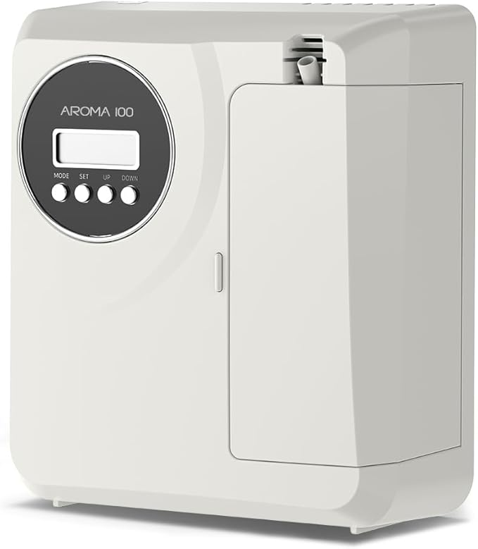 Waterless Diffuser for Essential Oil 2000sq.ft Coverage Nebulizer Nano Air Freshener Smart Diffusers Scent Aromatherapy Diffuser for Home Room Office