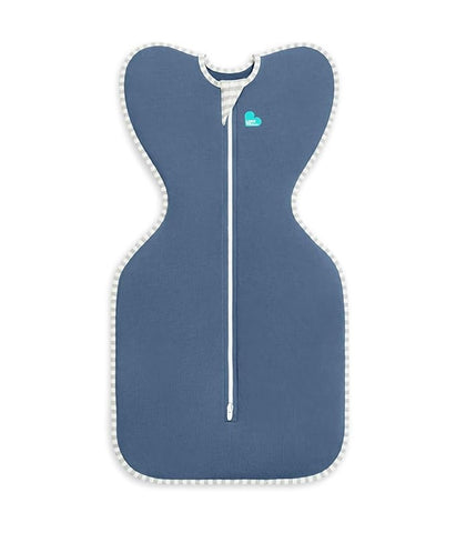 Love to Dream Swaddle UP, Baby Sleep Sack, Self-Soothing Swaddles for Newborns, Improves Sleep, Snug Fit Helps Calm Startle Reflex, New Born Essentials for Baby, 8-13lb, Denim
