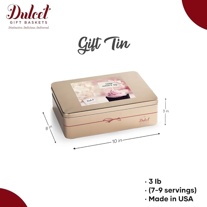 Mother's Day Gift Baskets, Gourmet Food Gifts for Women, Mom, Daughter, Sister, Friends & Co-workers, Food Gift Baskets By Dulcet Gift Baskets