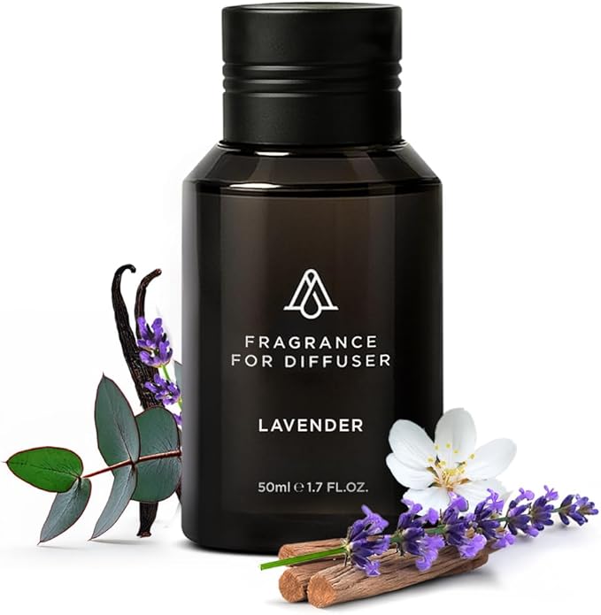 Aromaplan Hotel Scents Lavender, 1.7 Fl Oz (50 ml)- Home Luxury Aroma & Hotel Fragrance Essential Oil- Hotel Essential Oil for Aromatherapy- USA Made, Bolder Aroma & Longer Lasting