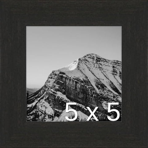 Frame It Easy 5 x 5 Coffee Wood Frame (Derby)