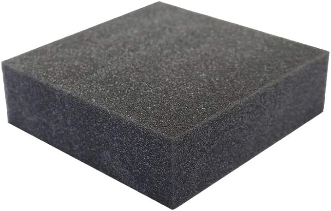 FoamRush 2" x 26" x 32" Charcoal High Density Upholstery Foam Cushion (Upholstery Sheet, Foam Padding, Seat Replacement, Chair Cushion Replacement, Square Foam, Wheelchair Seat Cushion) Made in USA