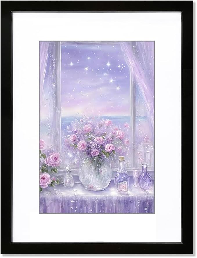 THREELOVE 18x24 Frame Black, Display Picture 16x20 with mat or 18x24 Without mat, Photo Poster Picture Frame Wall Mounting Home Decor, 1-PCS