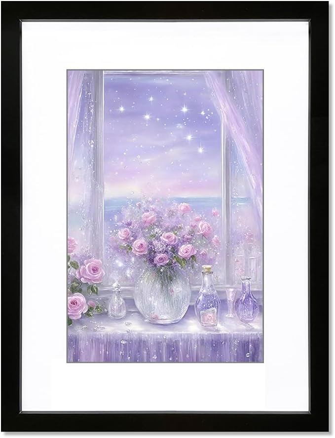 THREELOVE 20x24 Frame Black, Display Picture 16x20 with mat or 20x24 Without mat, Photo Poster Picture Frame Wall Mounting Home Decor, 1-PCS