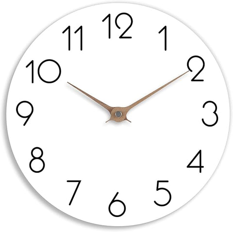 Wall Clock - White 10 Inch