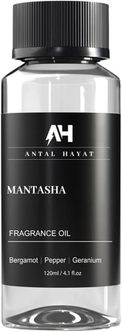 Hotel Scents Mantasha Diffuser Oil 120ml – Inspired by Sauvage Eau de Parfum – Bergamot, Black Pepper & Geranium – Premium Home Scent Refill – Luxury Essential Oil for Ultrasonic & Waterless Diffusers