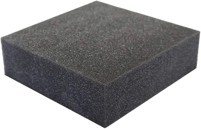 FoamRush 12"x 36" x 36" Charcoal Square Foam, Seat Cushion Replacement, Upholstery Foam, Seat Replacement, Upholstery Sheet, Wheelchair Seat Cushion Replacement, Made in USA