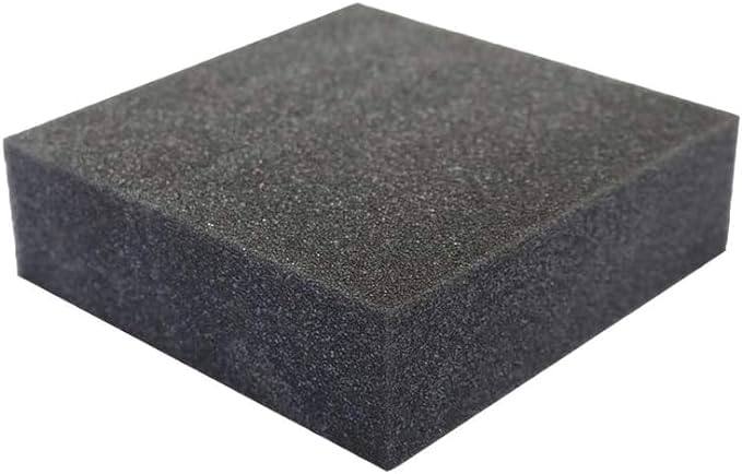 FoamRush 11"x 36" x 36" Charcoal Square Foam, Seat Cushion Replacement, Upholstery Foam, Seat Replacement, Upholstery Sheet, Wheelchair Seat Cushion Replacement, Made in USA