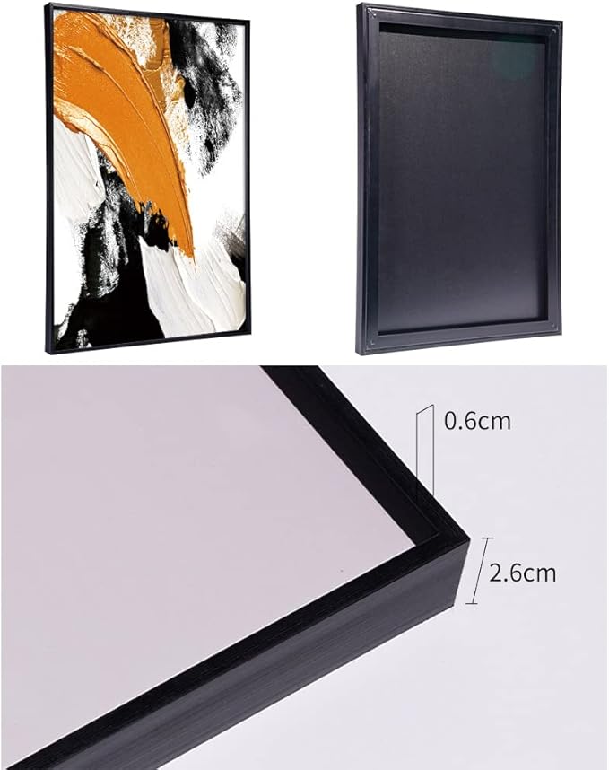 Canvas Wall Art Aesthetic Abstract Graffiti Large 32" X 24" Set of 3 Minimalist Wall Decor Modern Nature Art Posters Prints Frame Wall Art For Living Room Bedroom Bathroom Kitchen Office