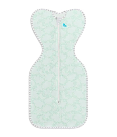 Love to Dream Organic Swaddle, Baby Sleep Sack, Swaddle Up Self-Soothing Swaddles for Newborns, Get Longer Sleep, Snug Fit Helps Calm Startle Reflex, 1.0 TOG Sleep Sack, 13-18.5lbs, Mint