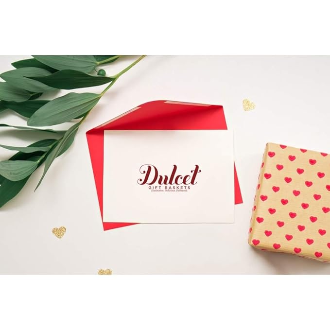 Dulcet Gift Baskets Father’s Day Deluxe Bakery Mix of Assorted Cookies and Pastries with Decorative Teddy Bear for Men, Dad, Boyfriend, Son, Grandfather, and Coworker.