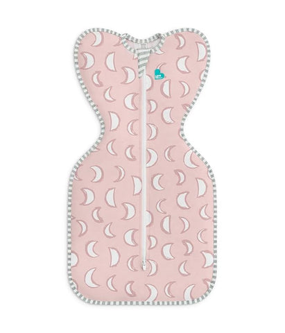 Love to Dream Swaddle UP, Sleep Sack 0-3 Months, Self-Soothing, Improves Sleep, Snug Fit Helps Calm Startle Reflex, Baby Essentials Must Haves Newborn, 1.0 TOG, 8-13 lbs, Eclipse Pink