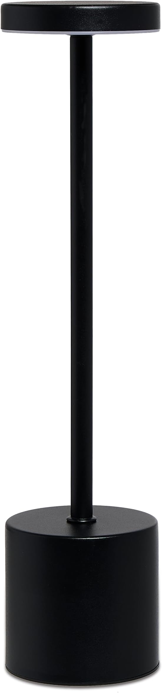 Camden Reed Table Lamp, Desk lamp, 3 Different Lighting Modes, Modern Minimal Design for Dinner/Coffee Table/Restaurant/Bedroom, Flat Black