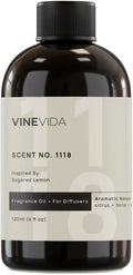 VINEVIDA [4 Fl Oz] Scent NO. 1118 Fragrance Oil for Cold Air Diffusers, Aromatic Notes of Citrus, Green, Floral, Sugar & Vanilla Essential Oils for Diffuser Oil Refill & Air Freshener Room Spray