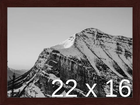 Frame It Easy 22 x 16 Merlot Wood Frame (Derby)