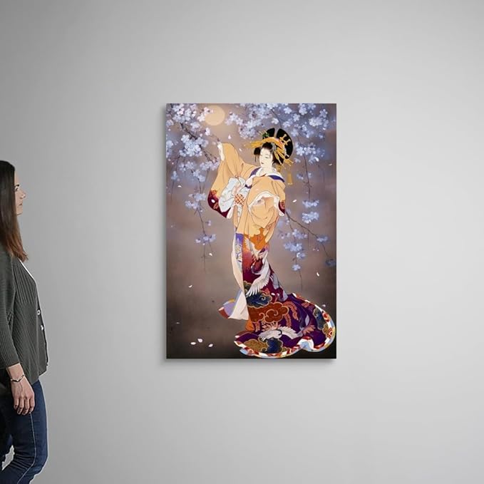 CANVAS ON DEMAND Yoi Canvas Wall Art Print by Haruyo Morita, Figurative, Home Decor, Beauty Artwork, 32" x48in